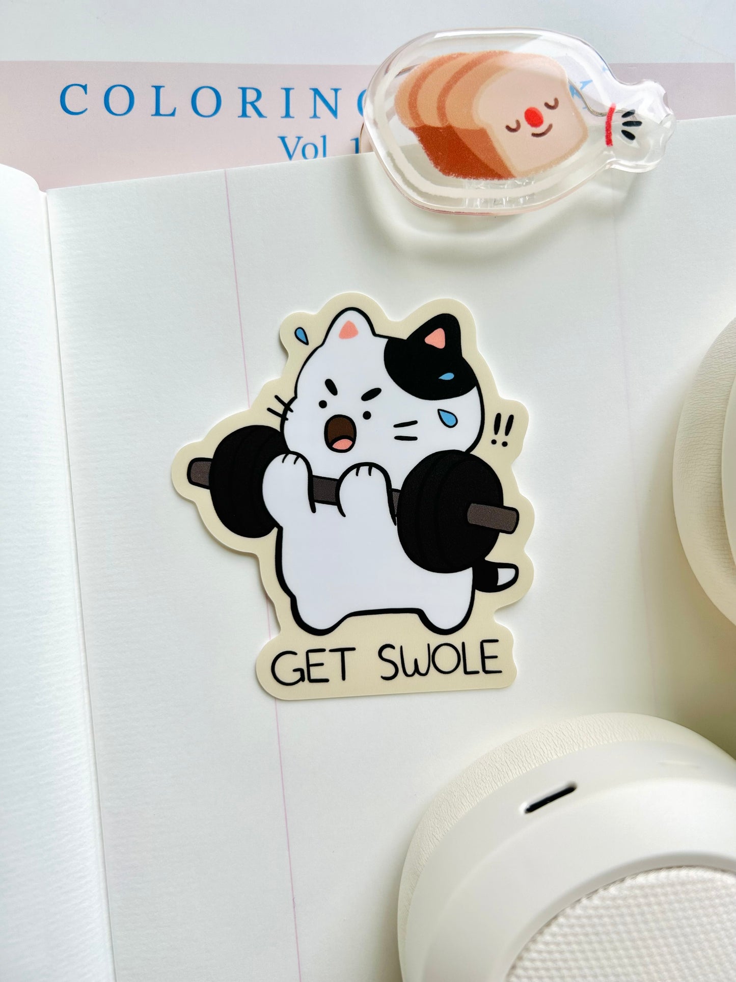 GET SWOLE Vinyl Sticker