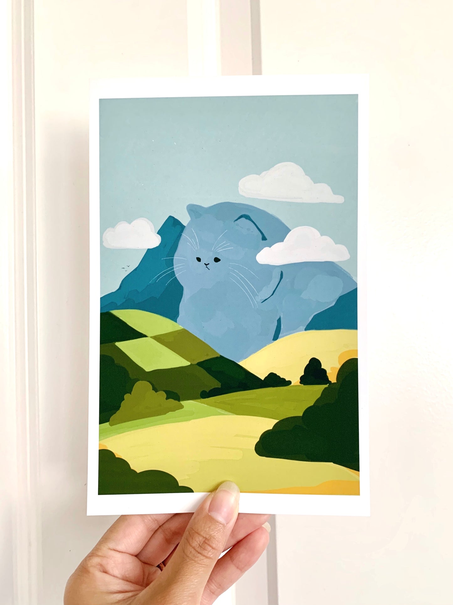 Meowtain Print