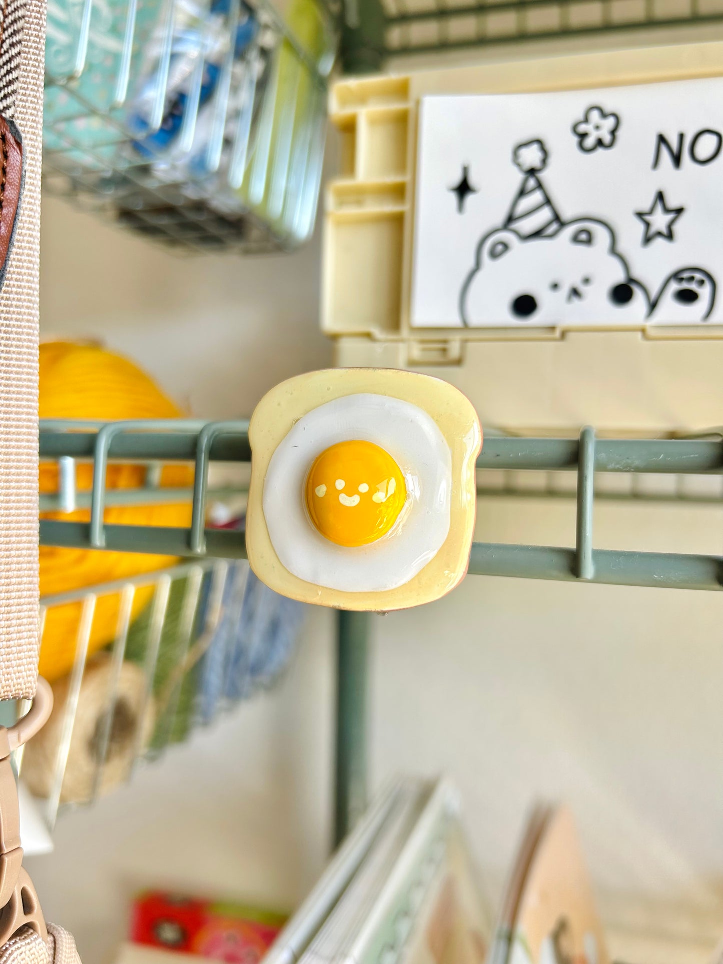 Handmade Egg Toast Magnet (B)