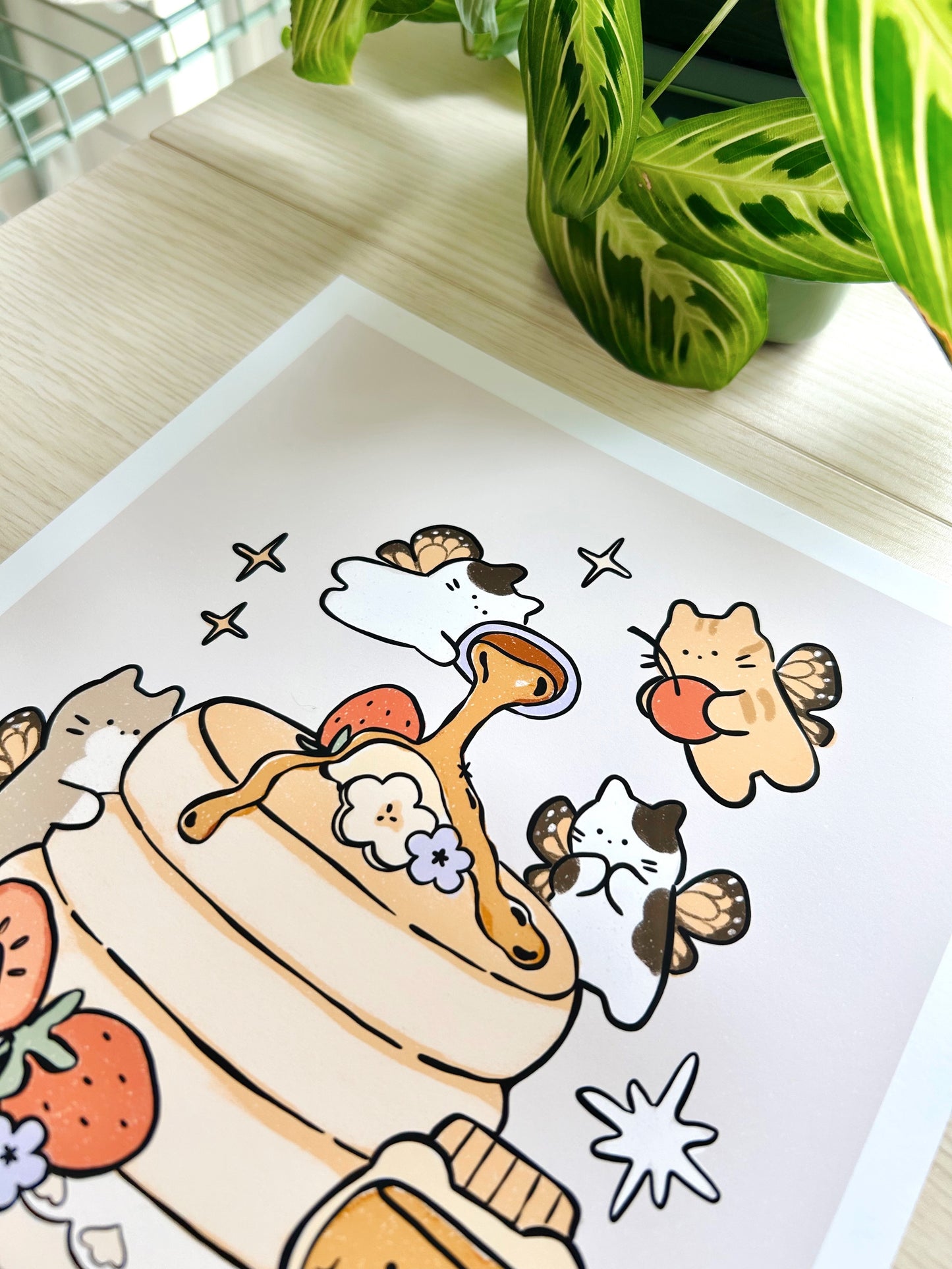 Fluffy Hotcakes Art Print