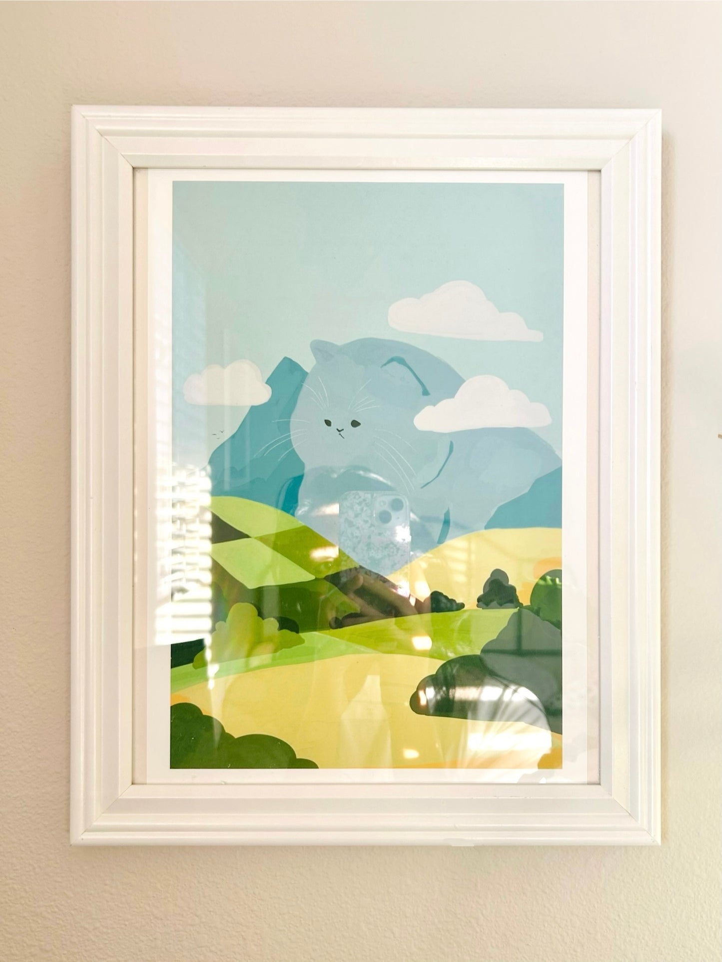 Meowtain Print