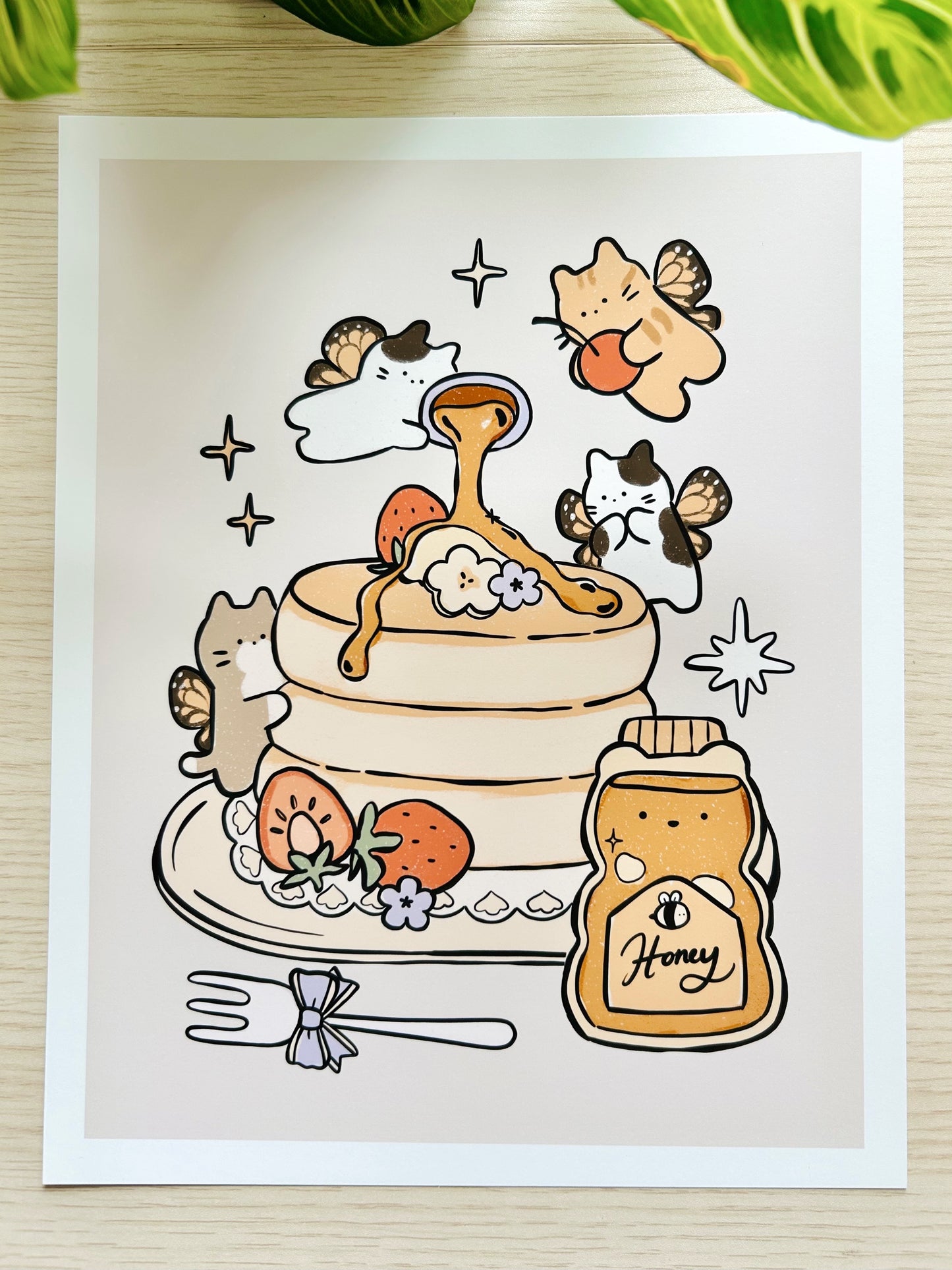 Fluffy Hotcakes Art Print
