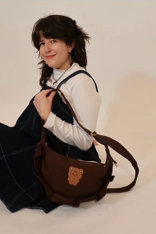 Handmade Teddy Empanada Bag