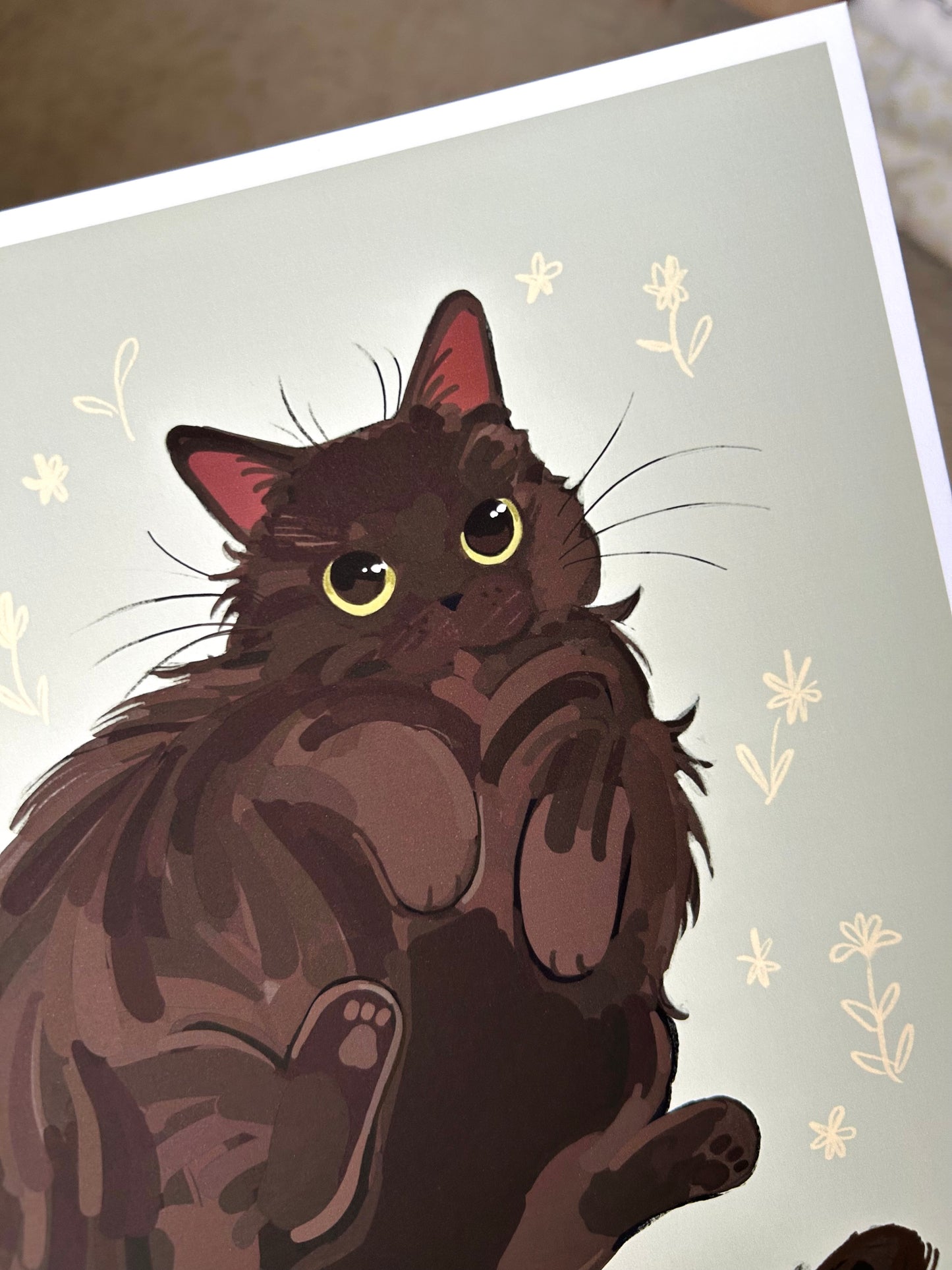 Momo Eyes Art Print