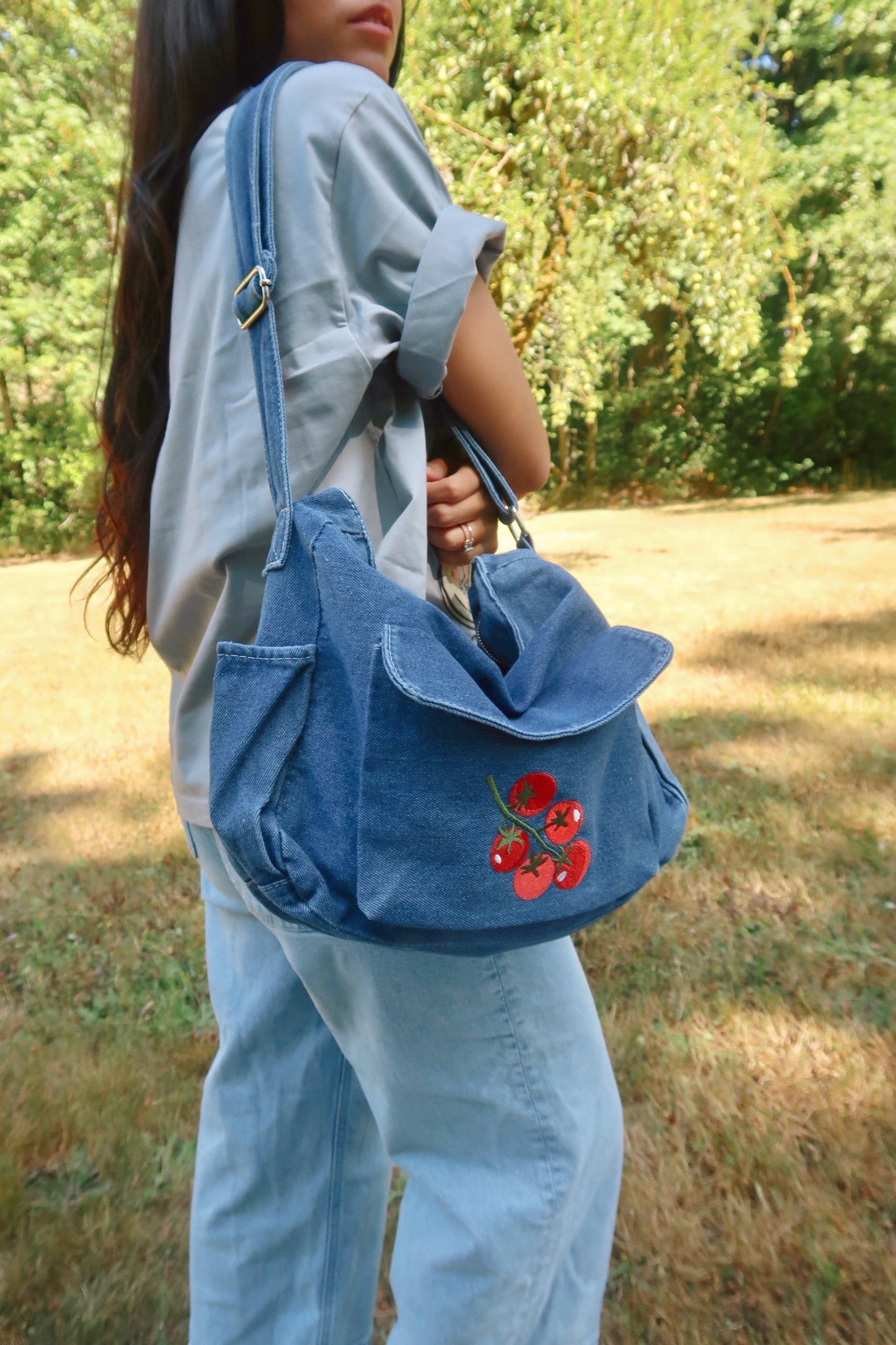 PREORDER Tomato Denim Bag
