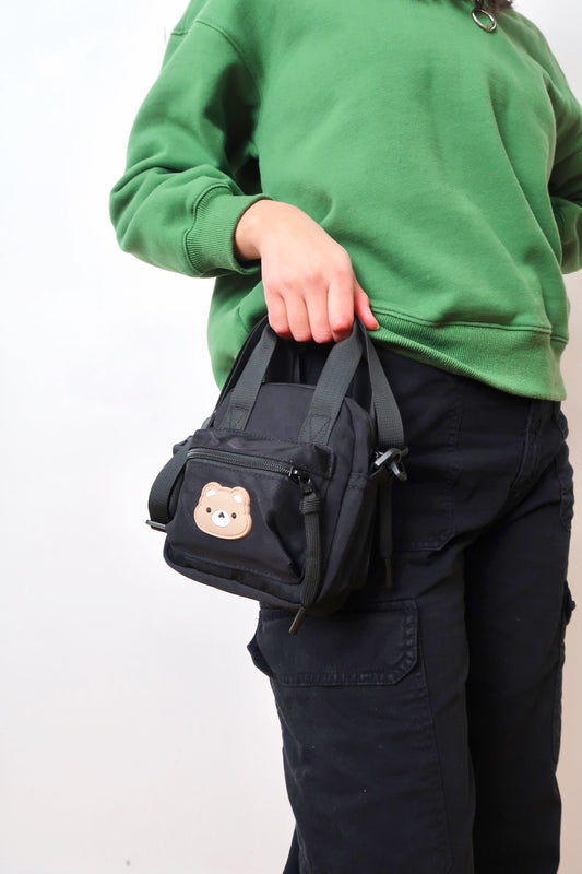 Black Mini Bear Bag