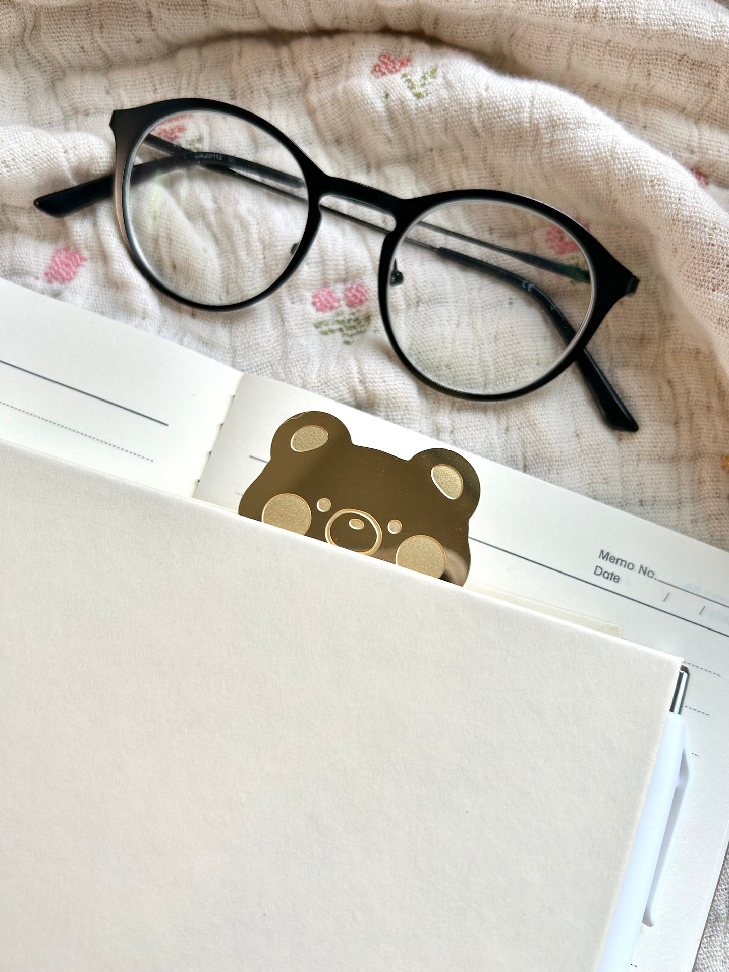 Bear Brass Bookmark