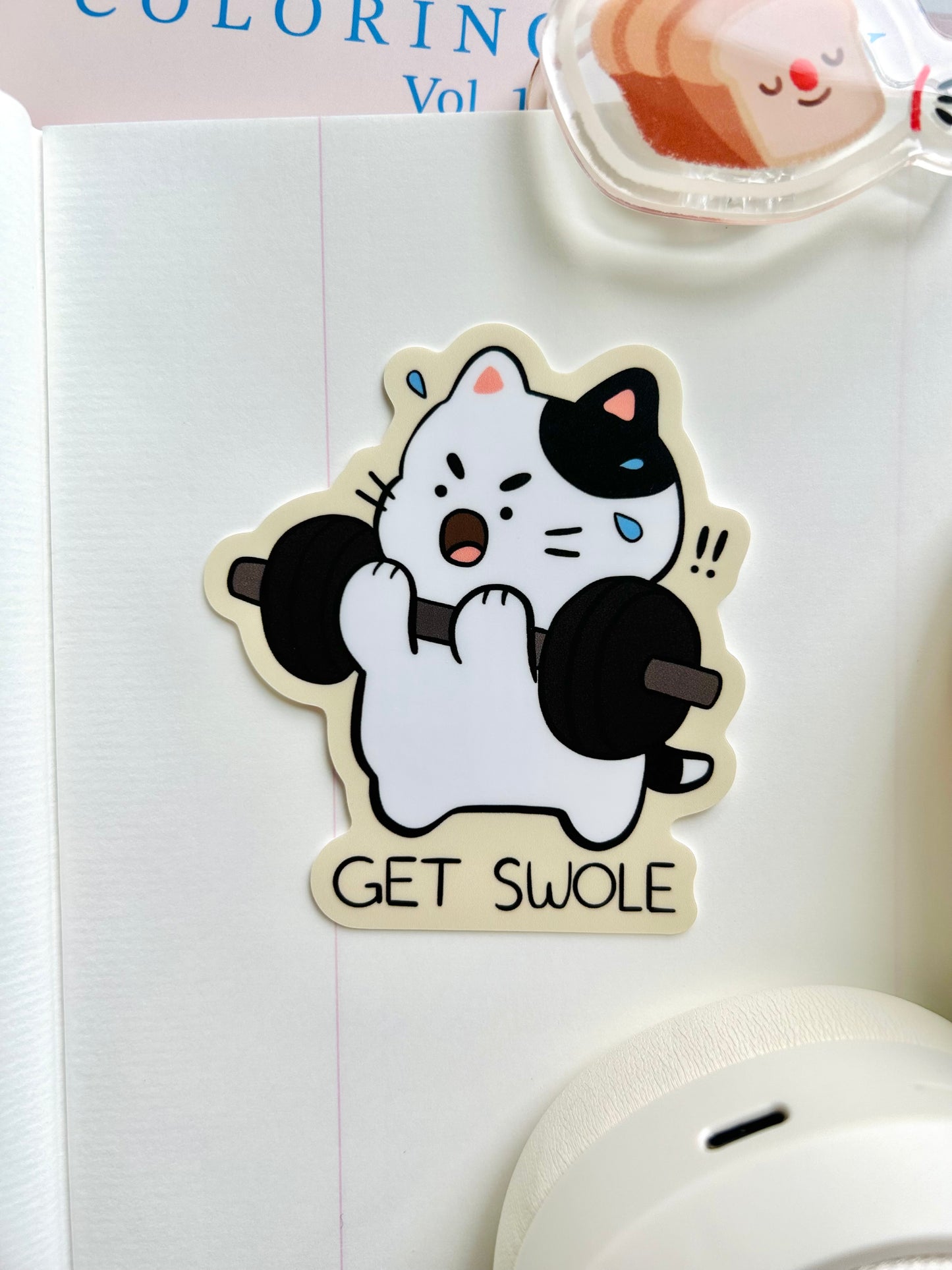 GET SWOLE Vinyl Sticker