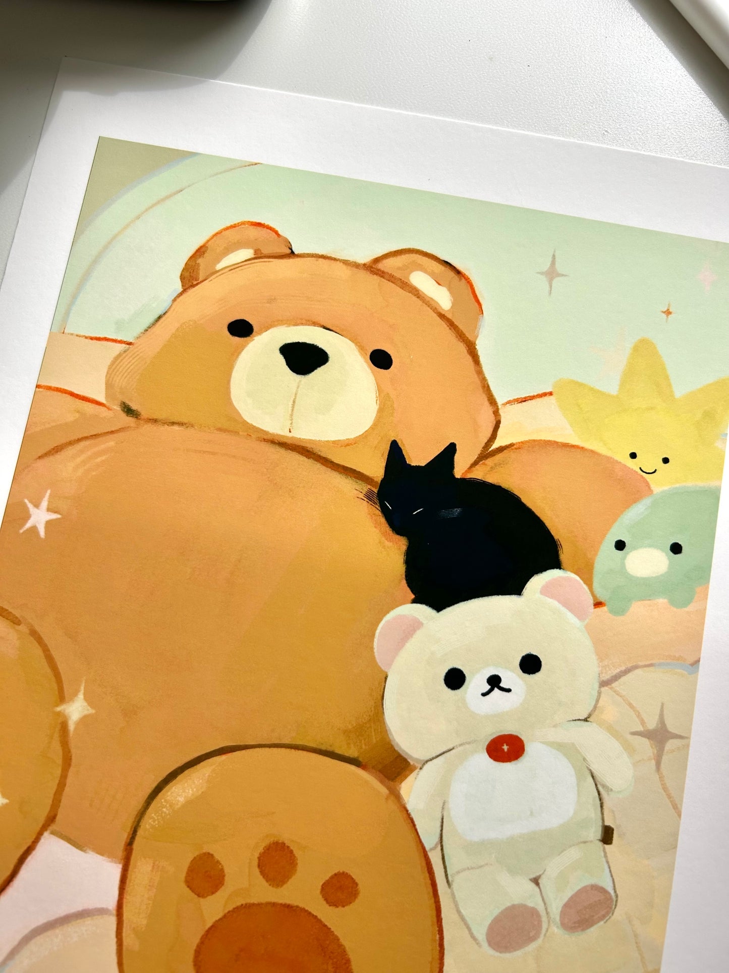 Sweet Baby Momo Art Print