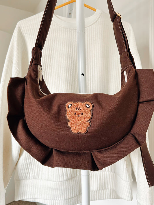 Handmade Teddy Empanada Bag