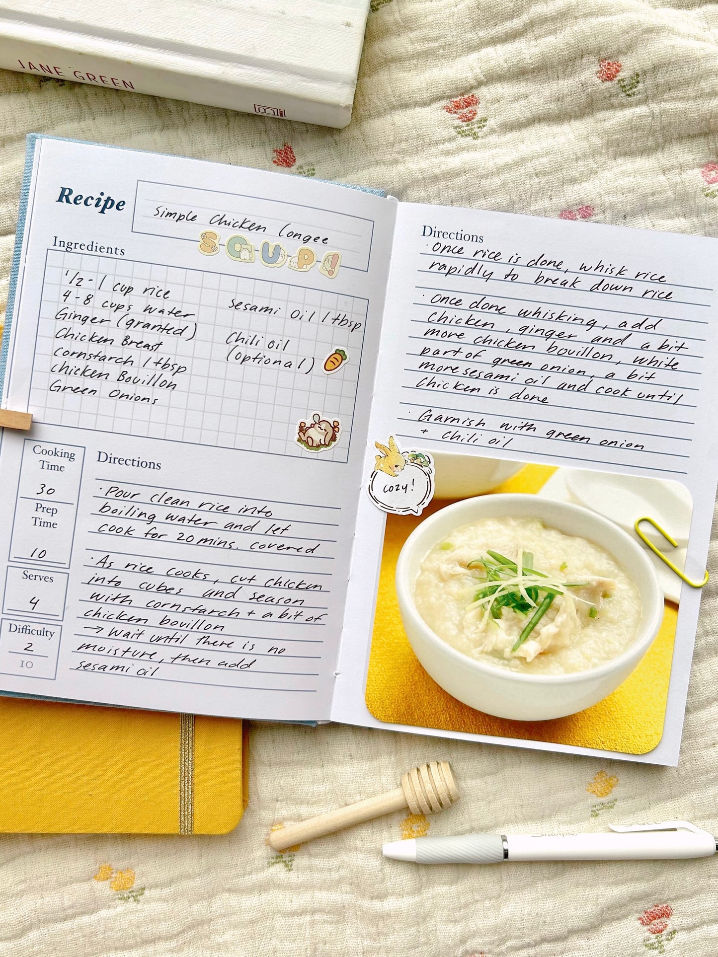 Blue Recipe Book