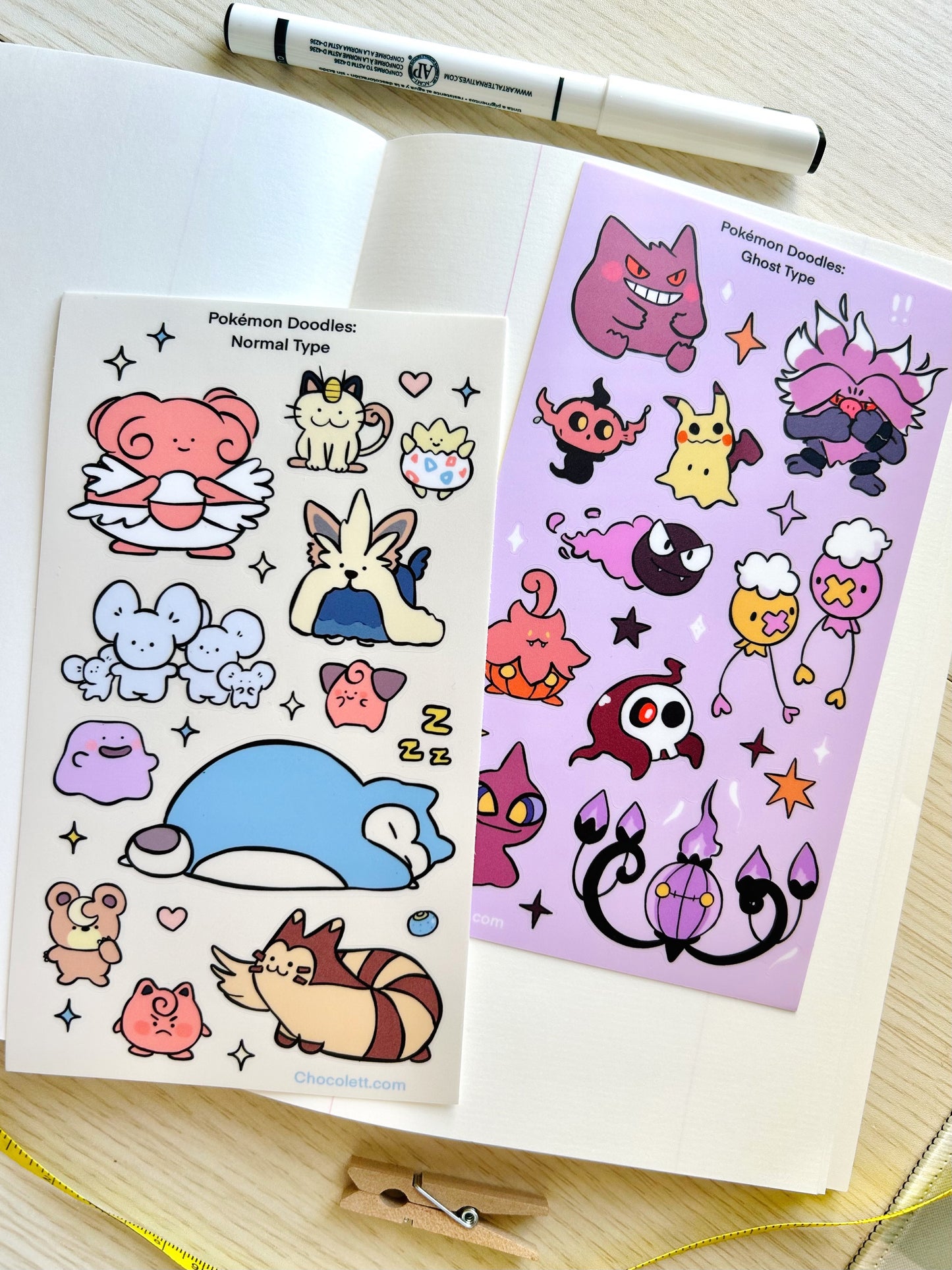 Normal Type Pokémon Doodles