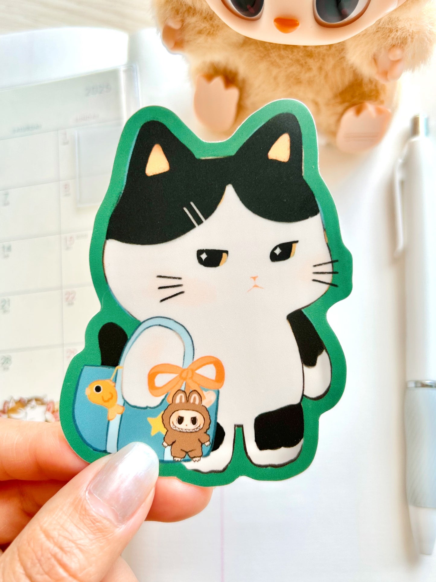 Kitty Labubu Sticker