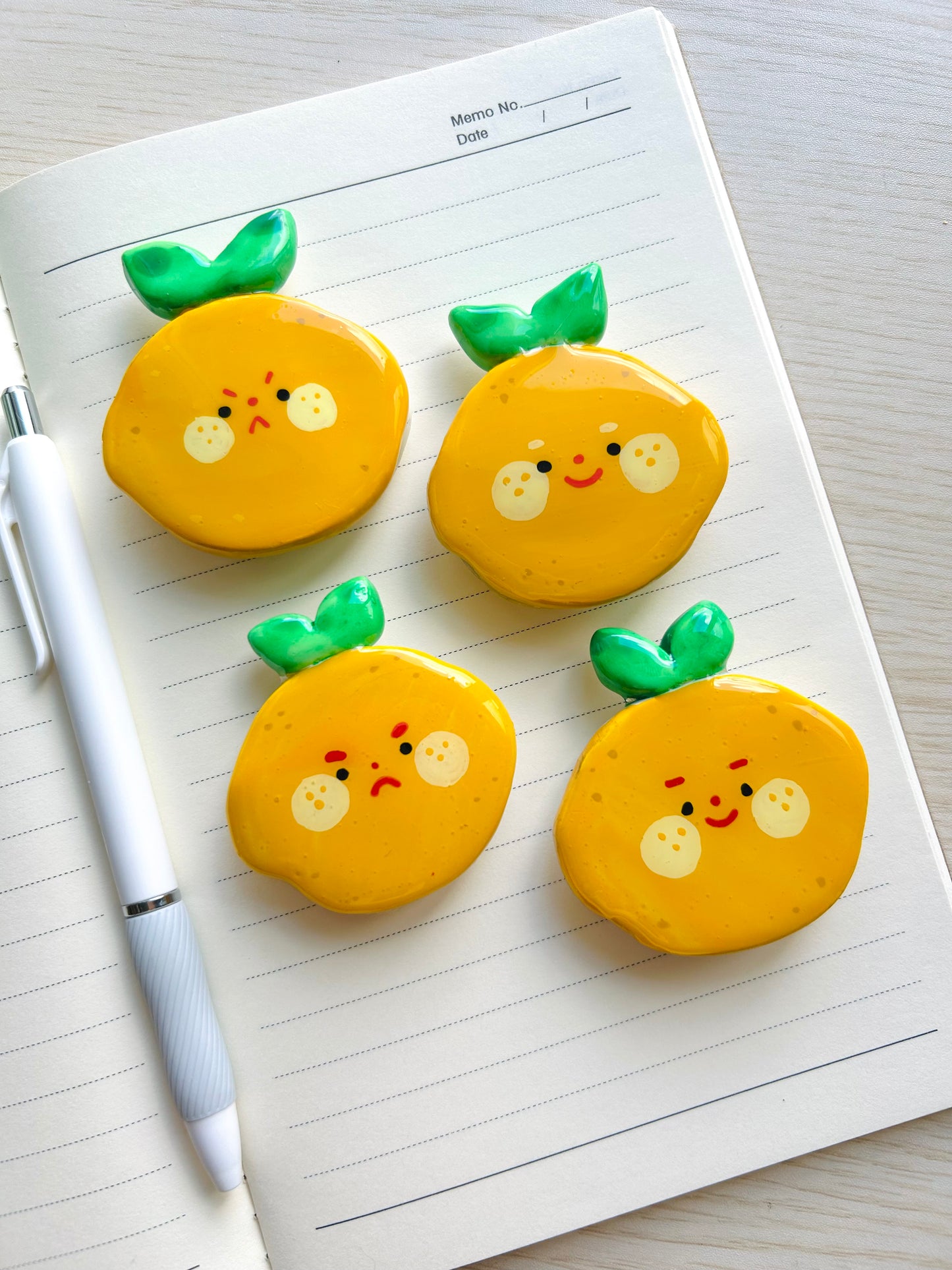 Handmade Lemon Magnets