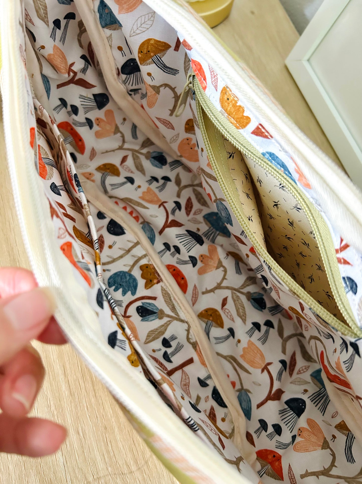 Handmade Citrusy Empanada Bag