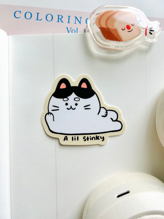 A Lil Stinky Vinyl Sticker