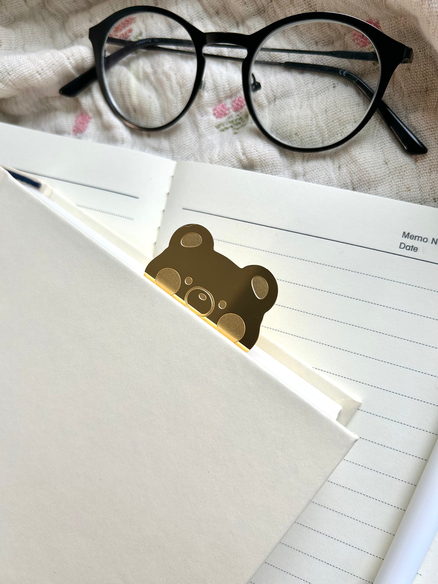 Bear Brass Bookmark