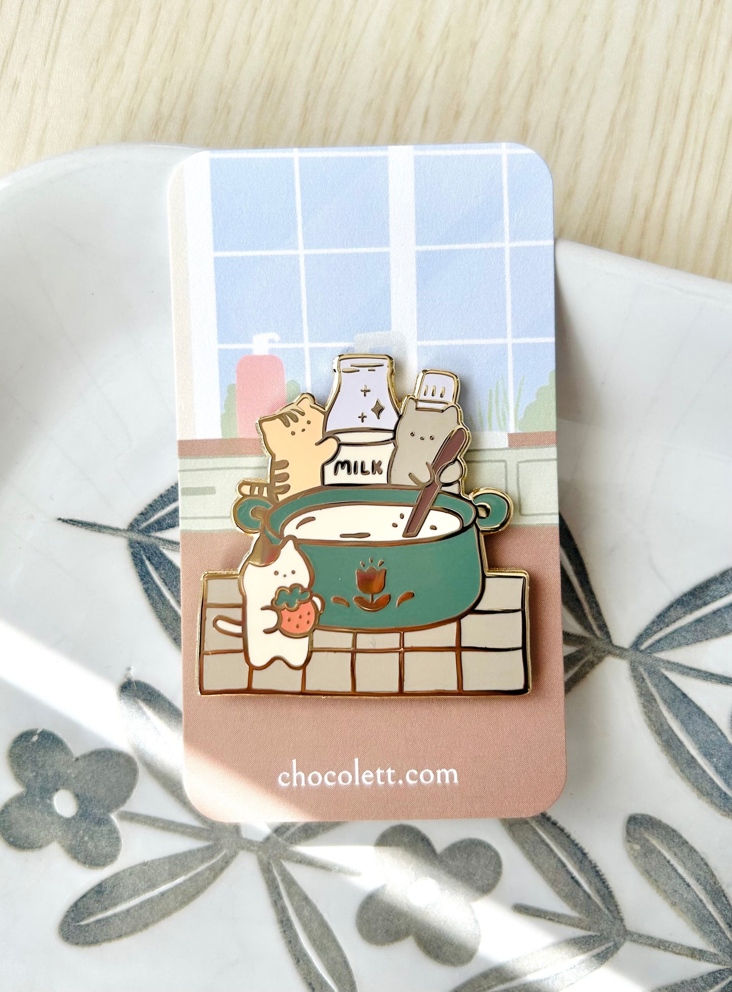 Cooking Cats Enamel Pin