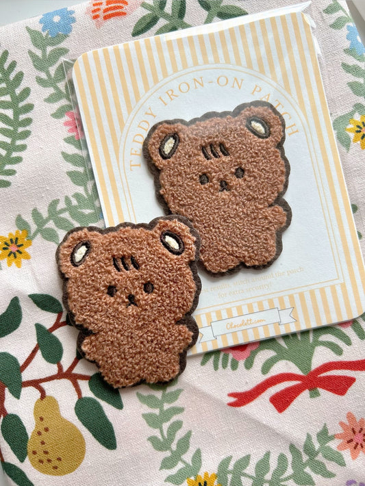 Teddy Iron-On Patch