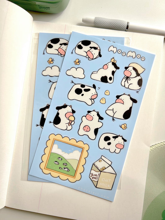 Moo Moo Vinyl Sticker Sheet