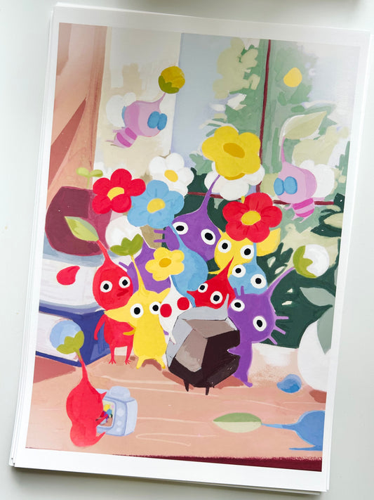 Group Hug Bloom Art Print