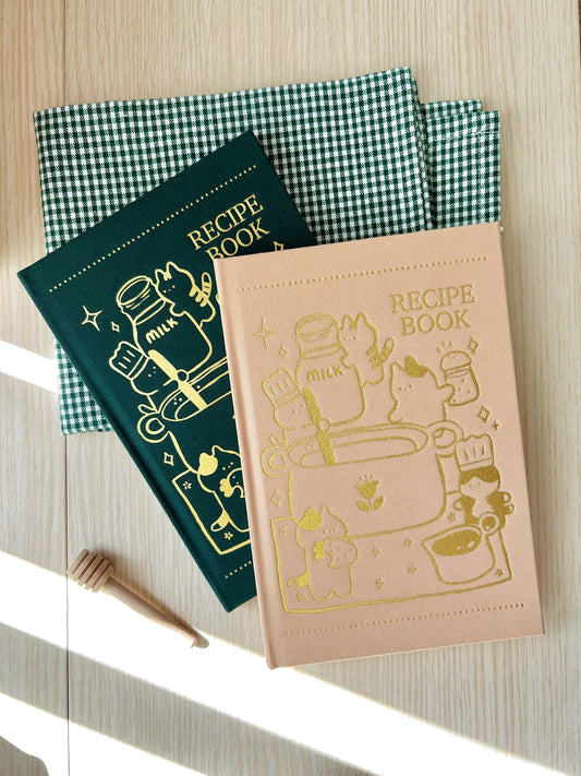 Linen Cat Recipe Book