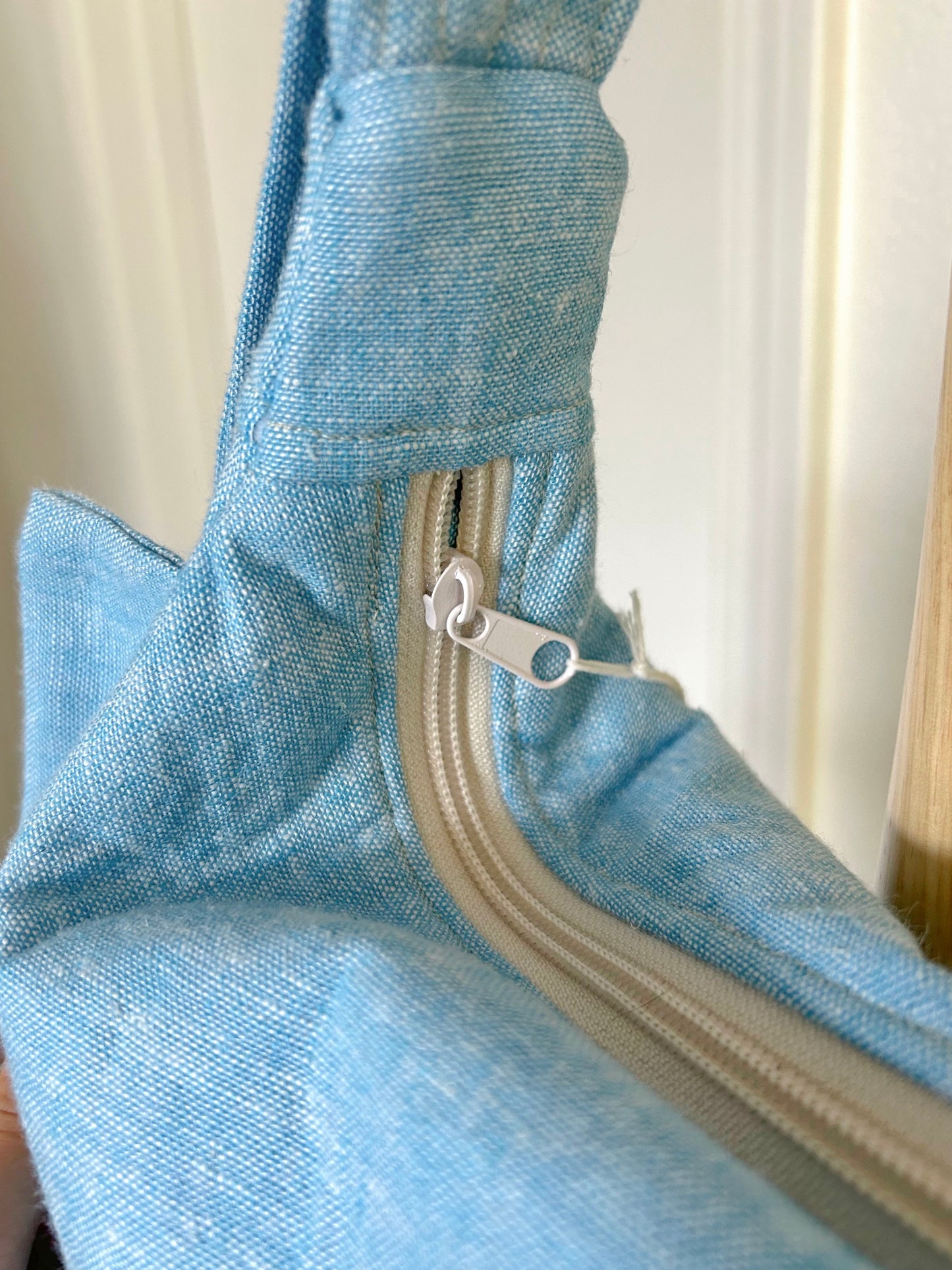 Sky Blue Empanada Bag (Handmade)