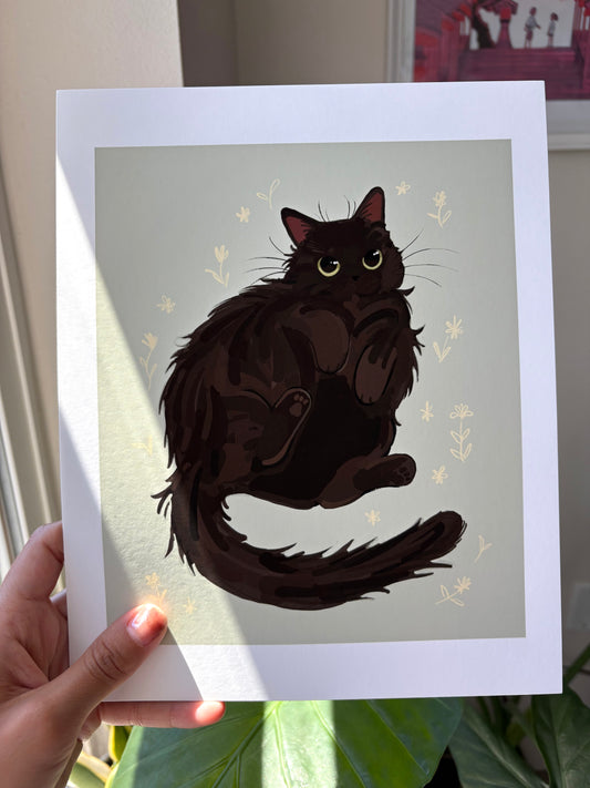 Momo Eyes Art Print