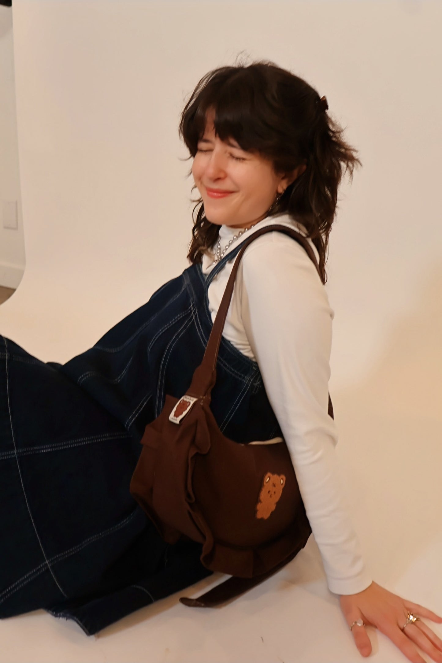 Handmade Teddy Empanada Bag