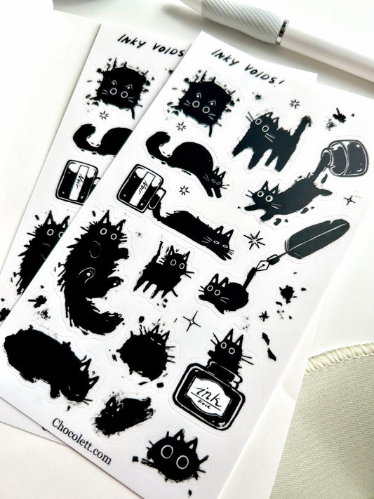 Inky Voids Vinyl Sticker Sheet