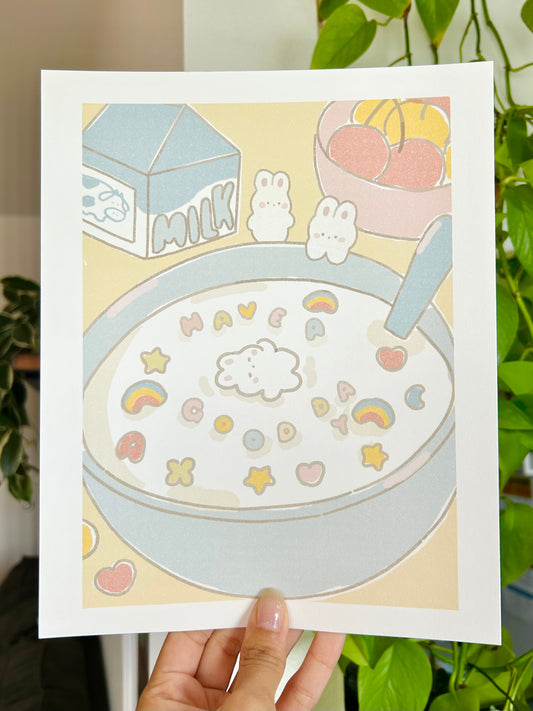 Cereal Art Print