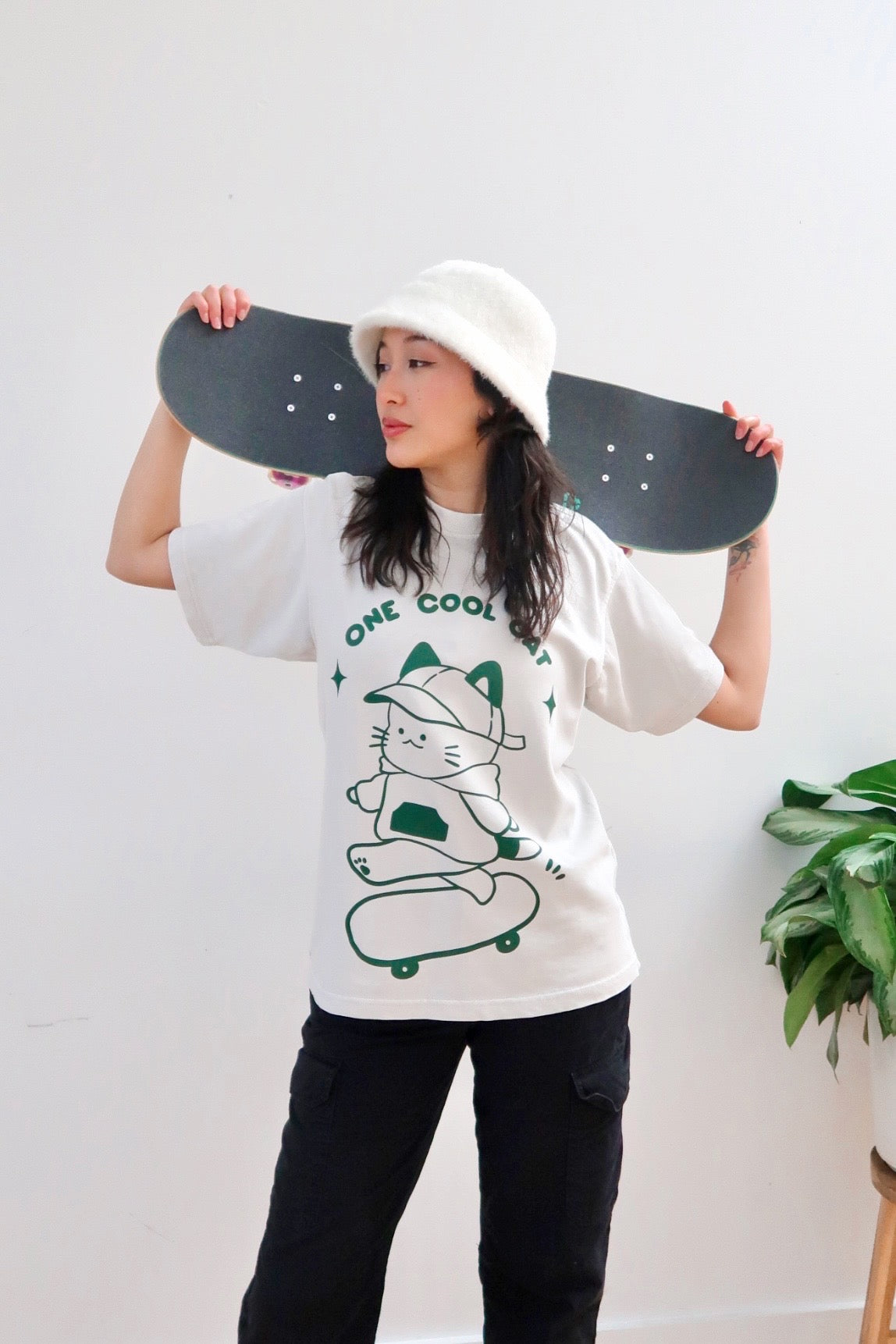 One Cool Cat Skater T-Shirt