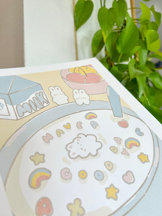 Cereal Art Print