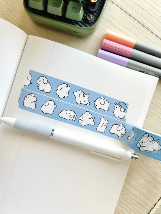 White Puppy Washi Tape