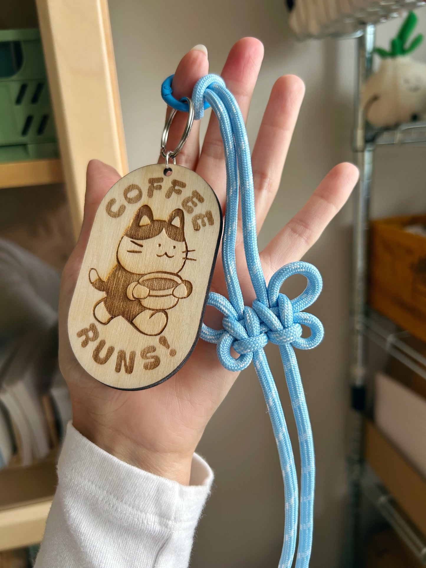Coffee Runs Keychain