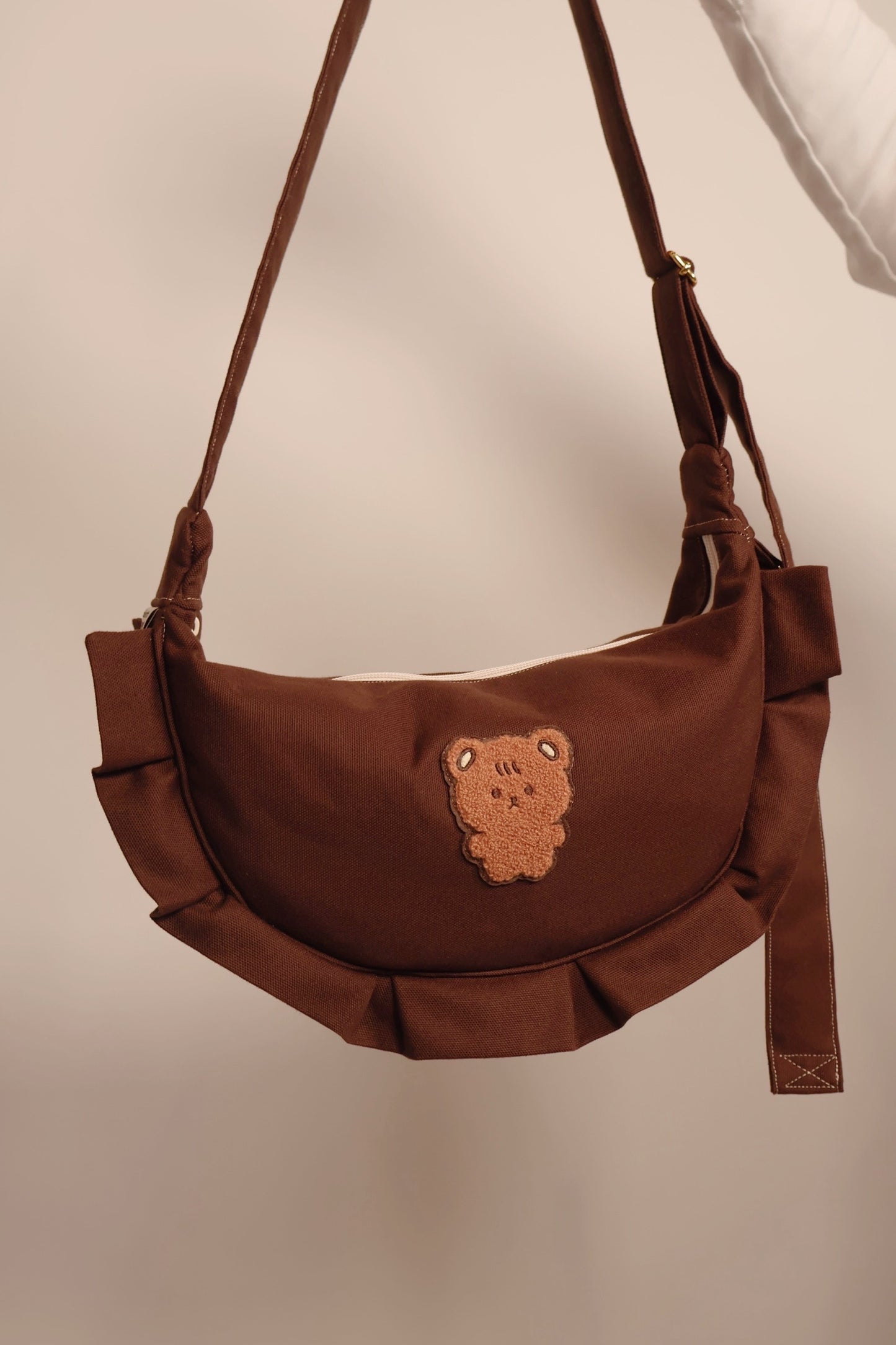 Handmade Teddy Empanada Bag