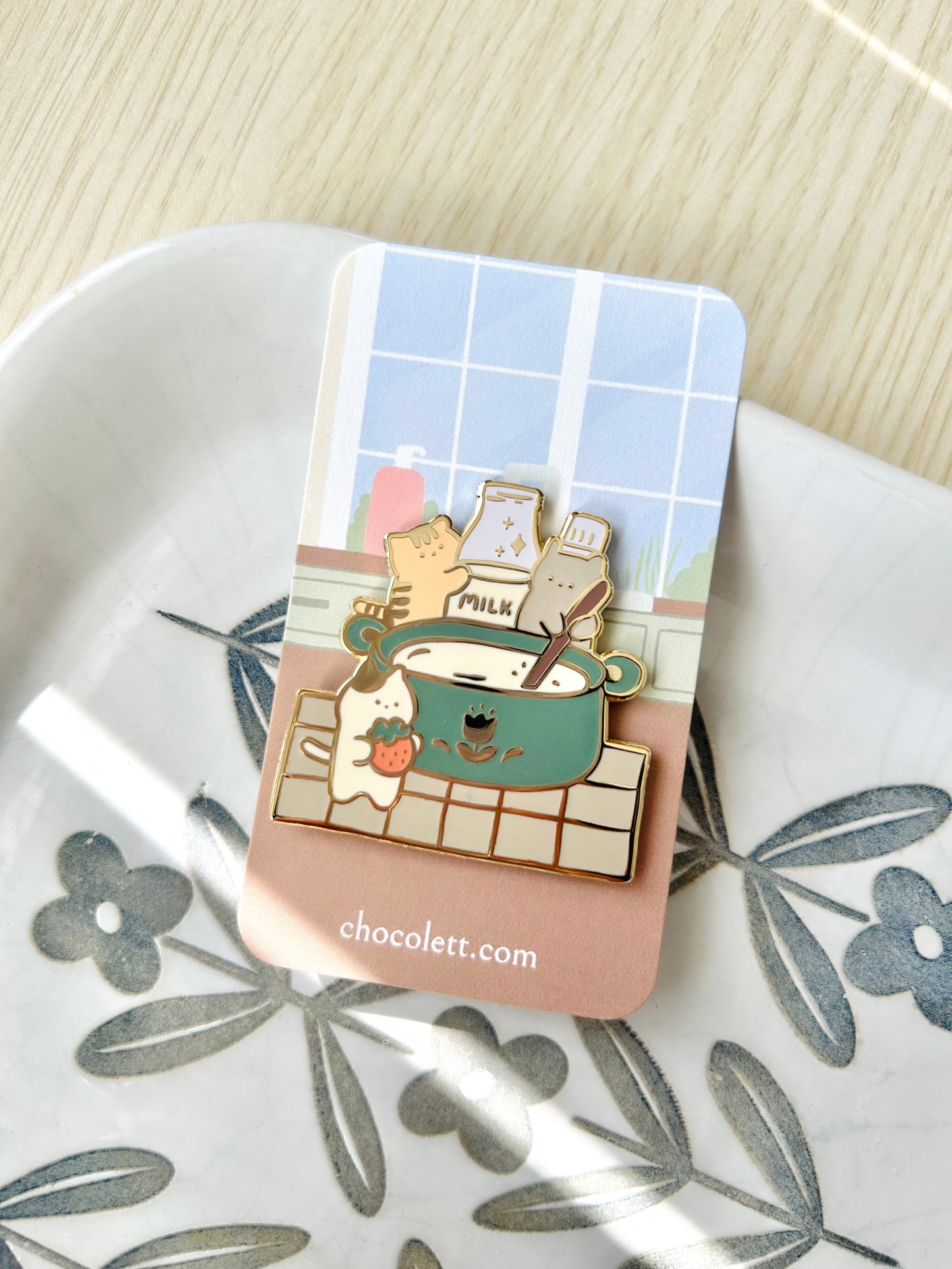 Cooking Cats Enamel Pin