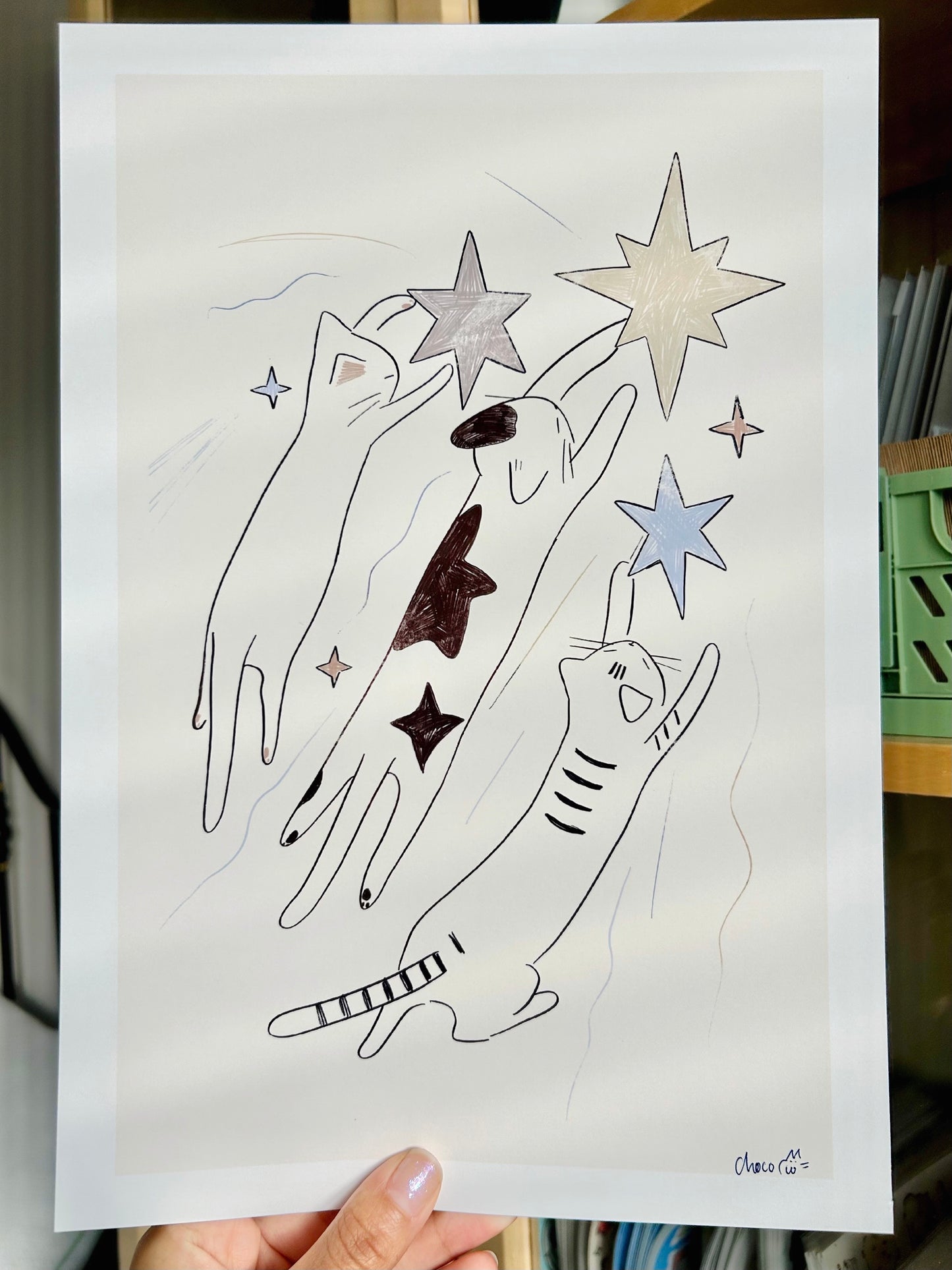 Shooting Stars Art Print
