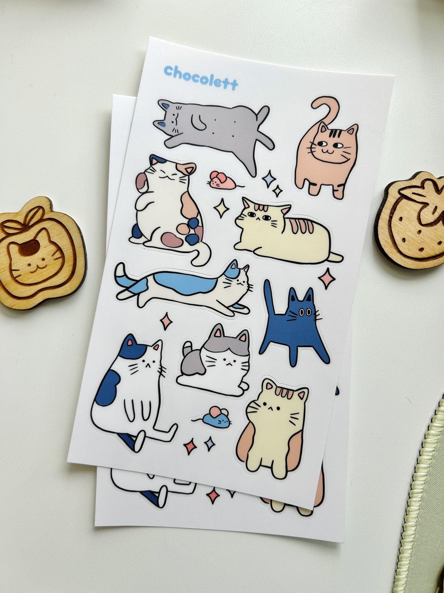 Gatos Sticker Sheet