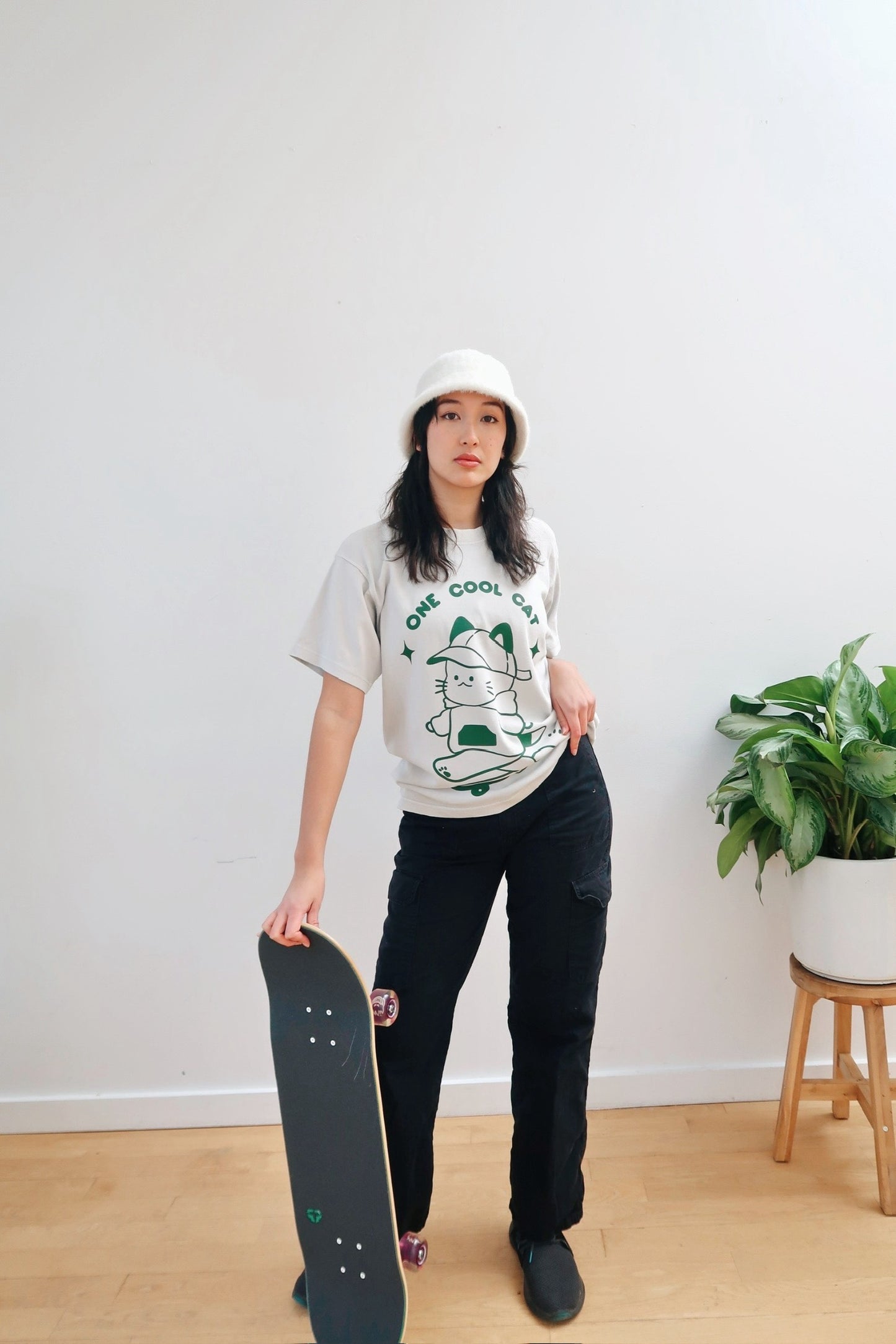 One Cool Cat Skater T-Shirt