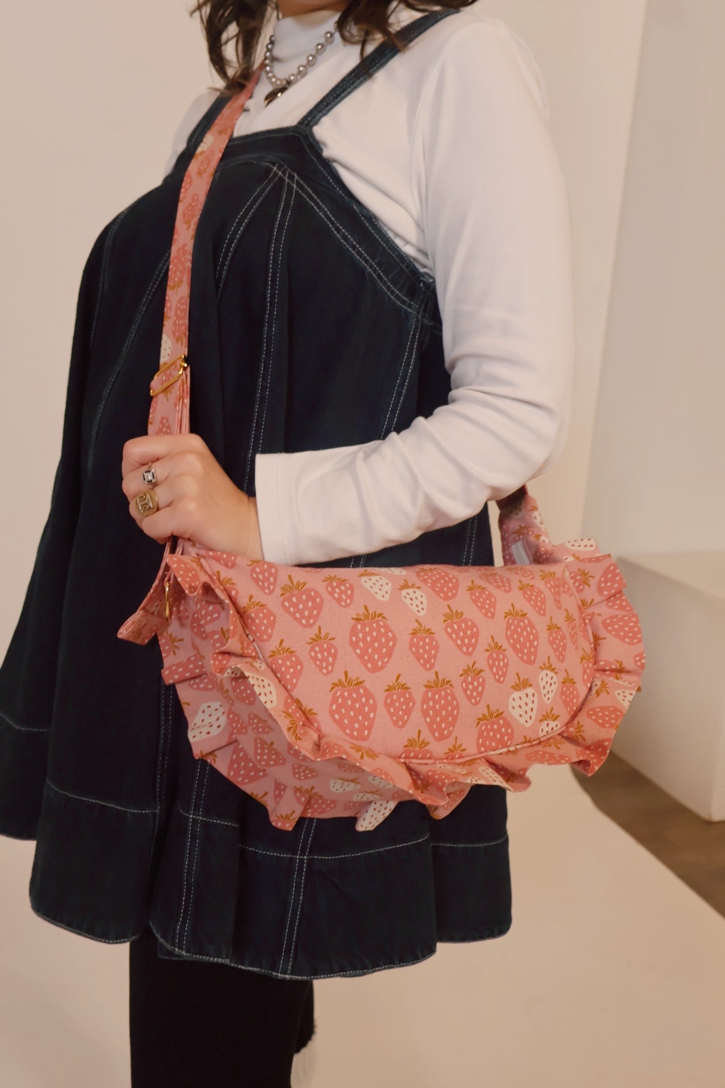 Handmade Strawbaby Empanada Bag