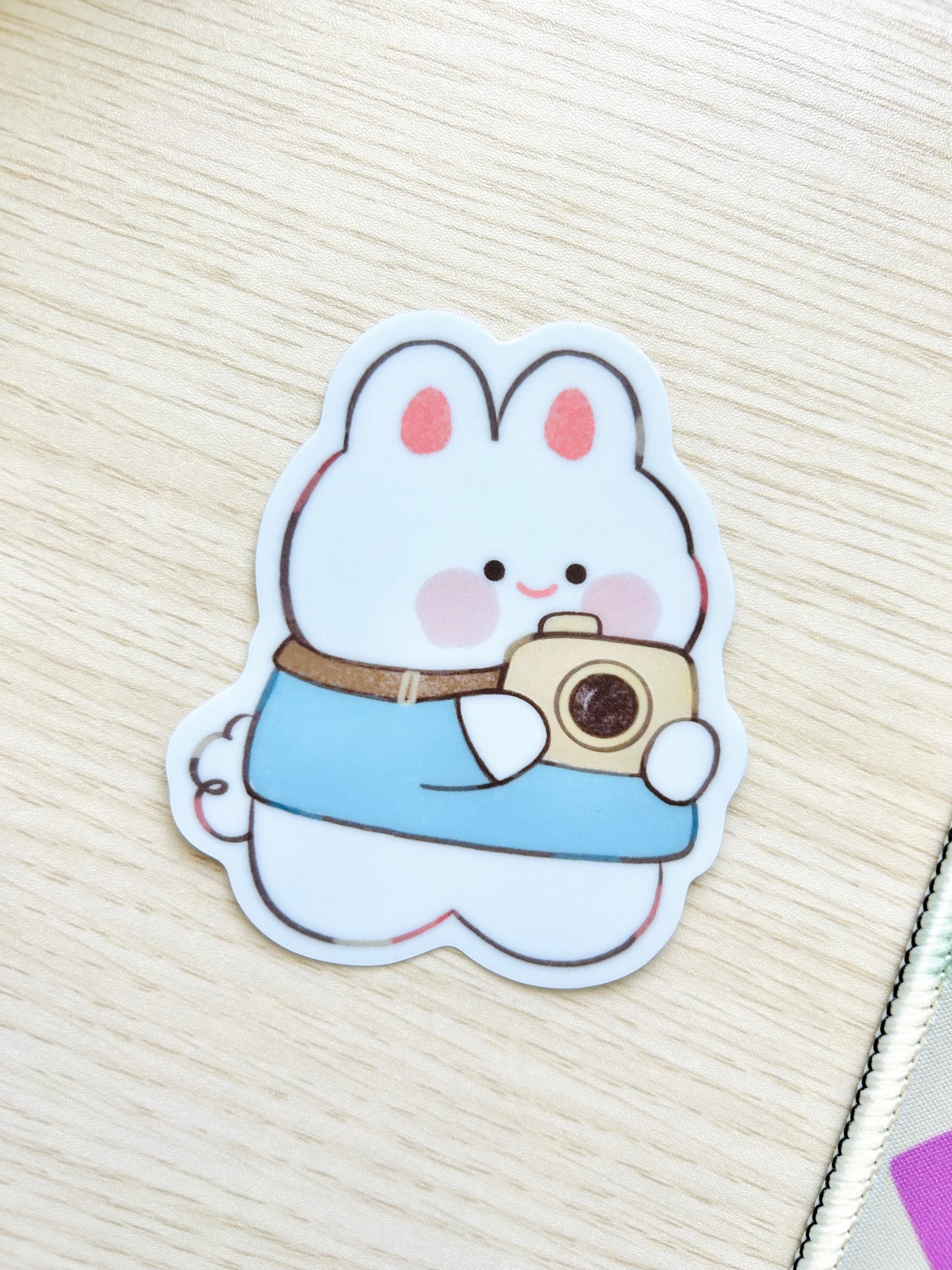 Photographer Bun Vinyl Sticker