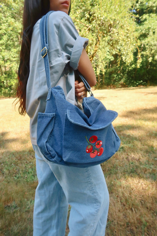 Tomato Denim Bag