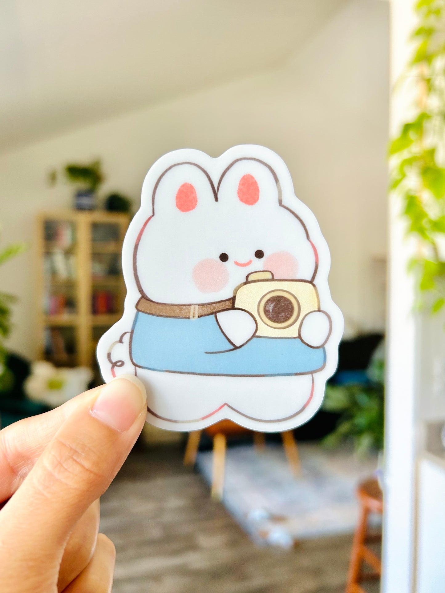 Photographer Bun Vinyl Sticker