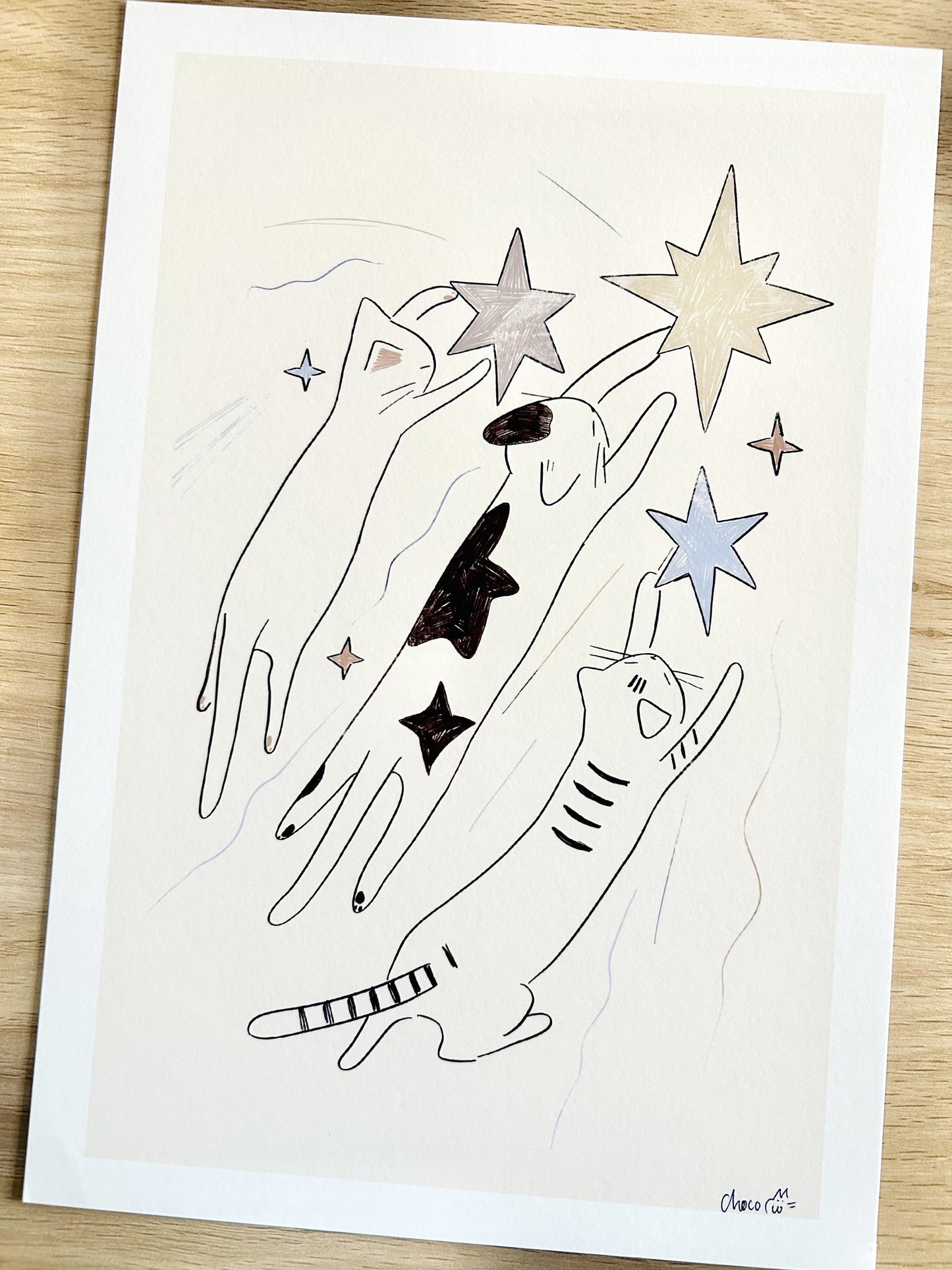 Shooting Stars Art Print
