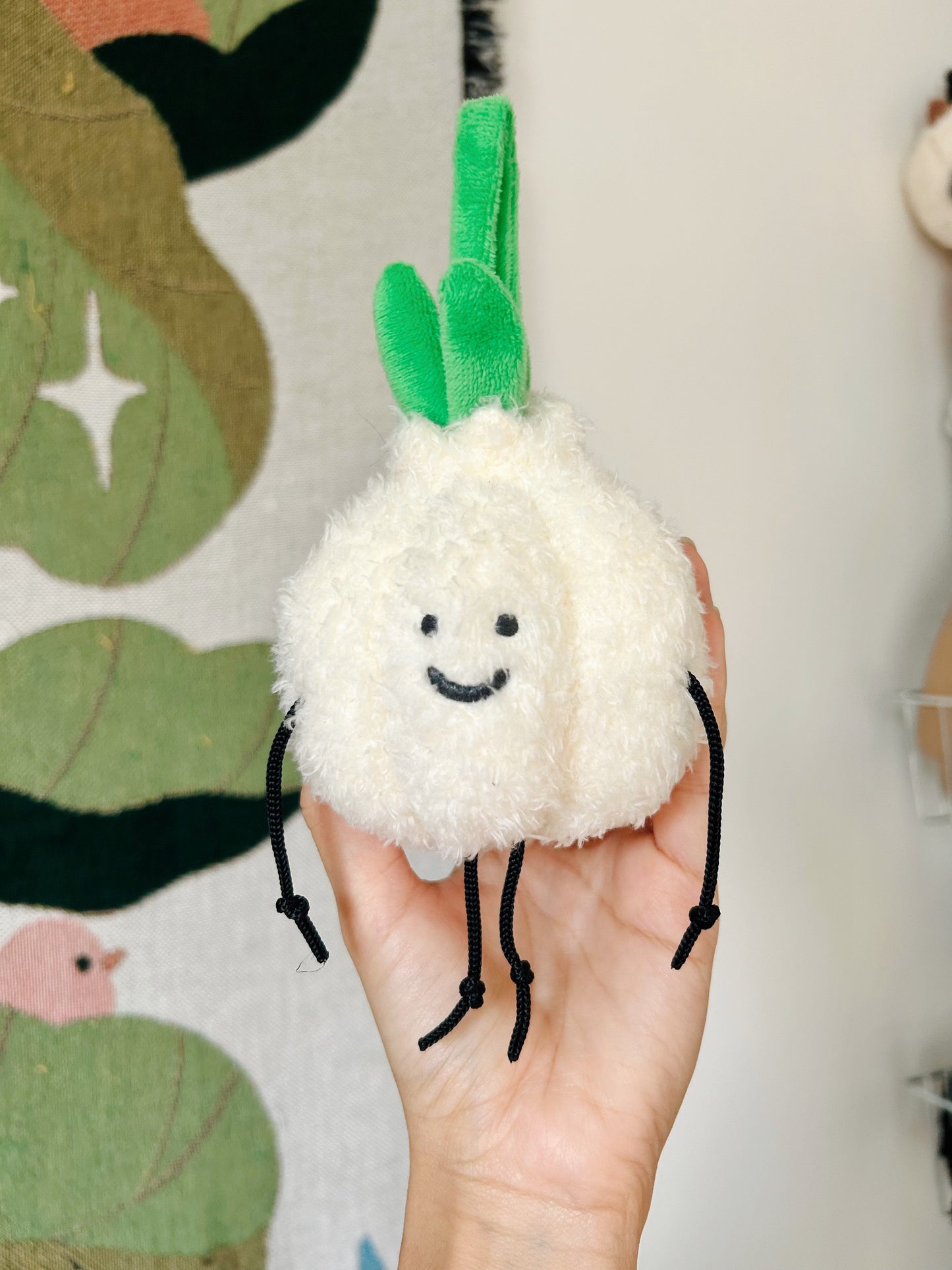PRE-ORDER, Little Garlic Guy Plush Keychain