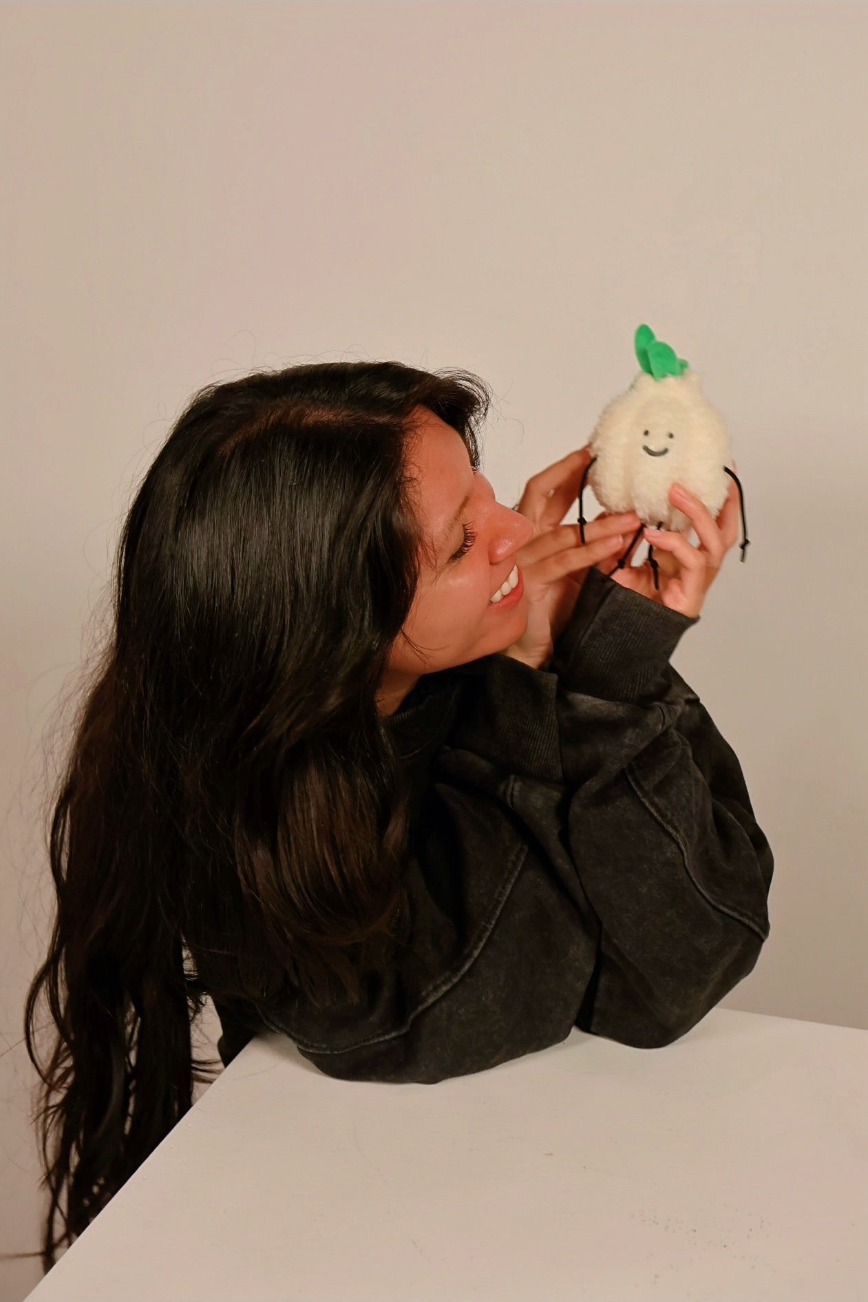 PRE-ORDER, Little Garlic Guy Plush Keychain