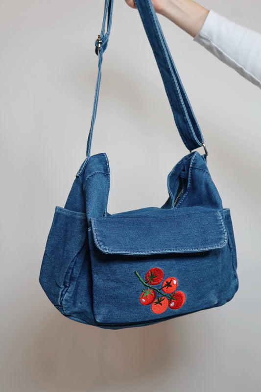 Tomato Denim Bag