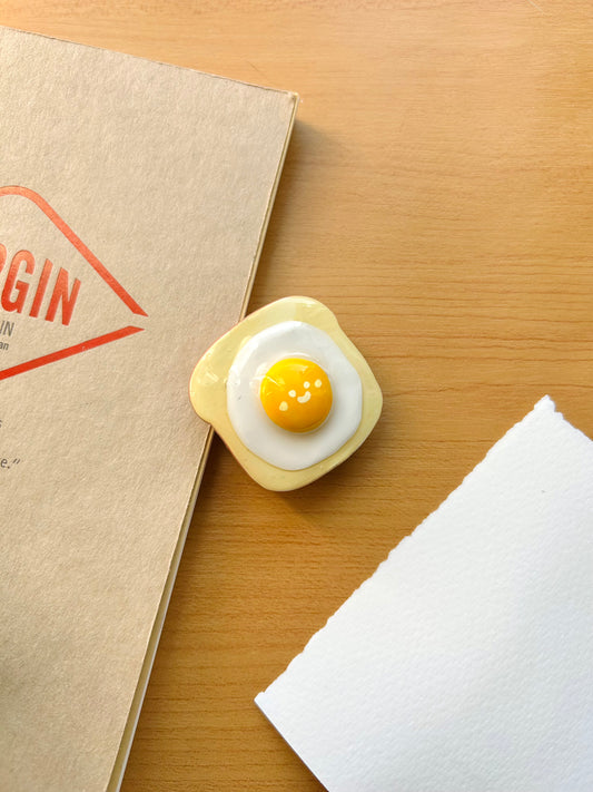 Handmade Egg Toast Magnet (B)