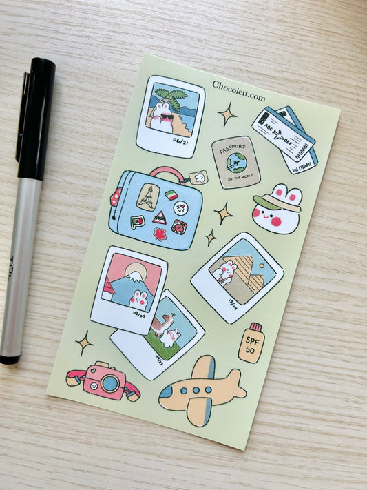 Vacation Sticker Sheet